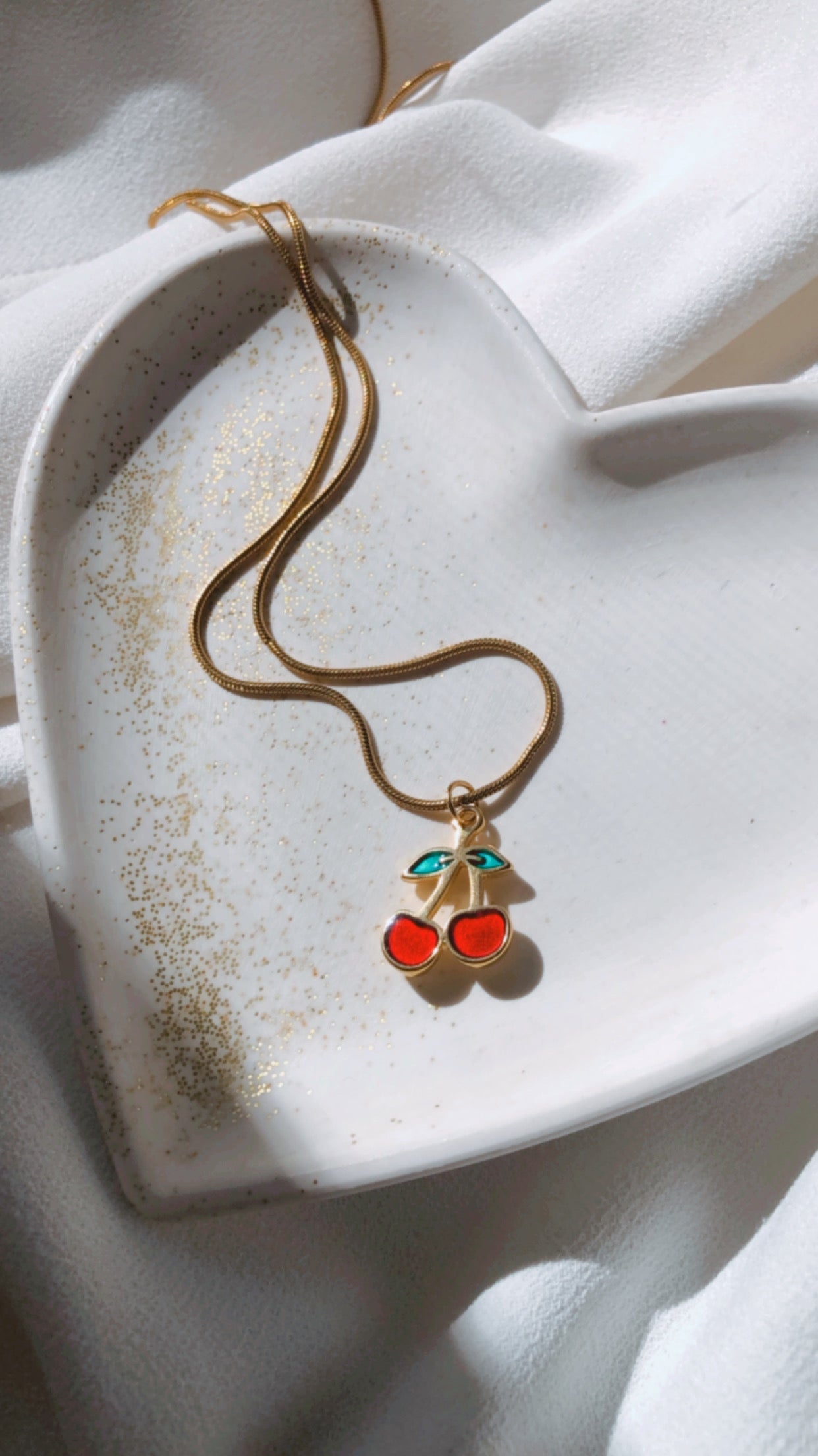 Cherry Link Necklace