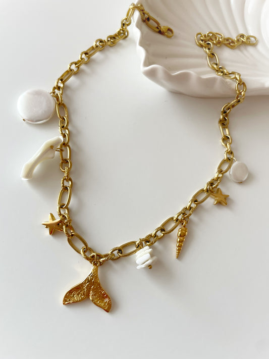 Marishell Pearl Necklace