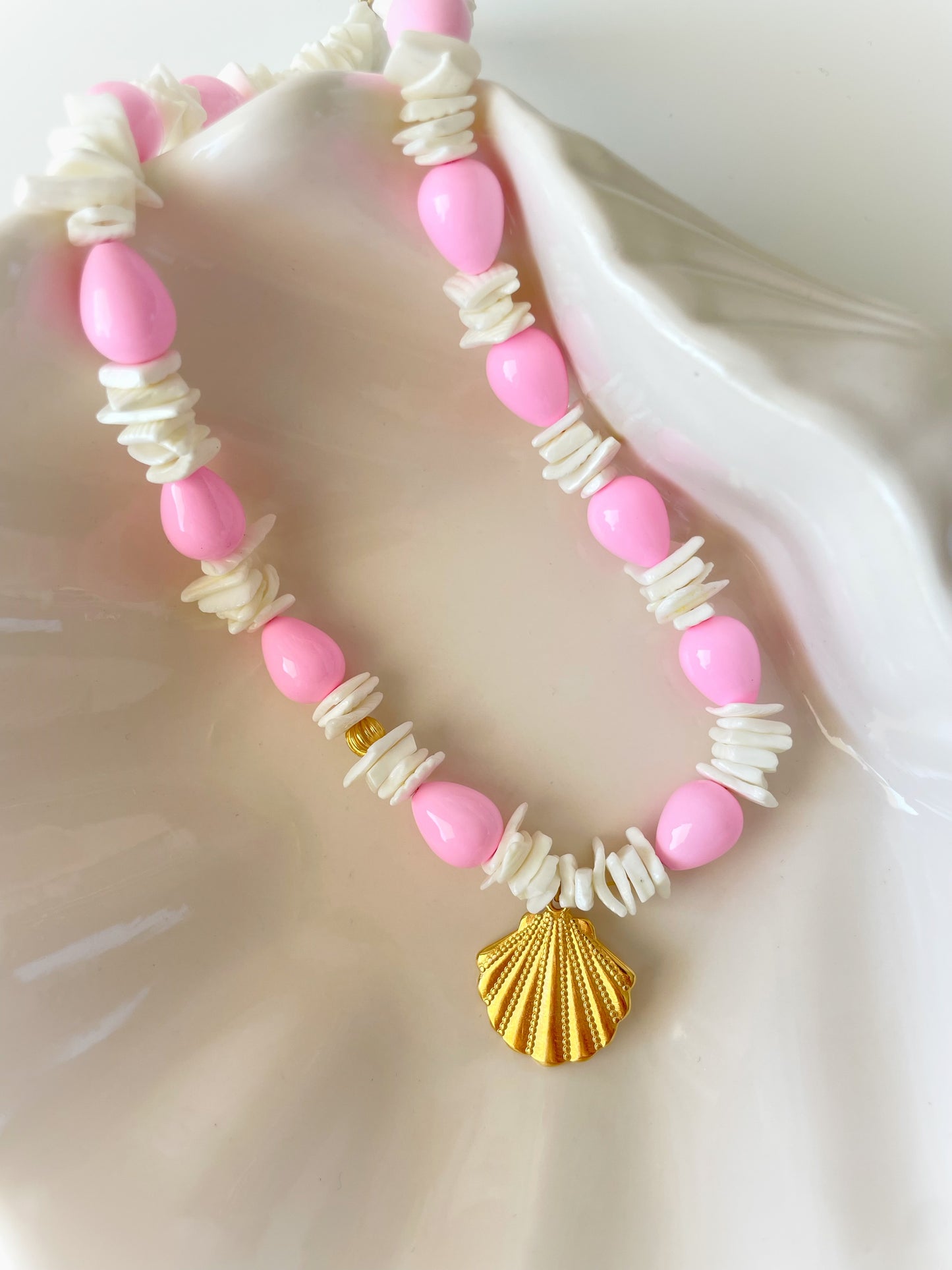 Coral Shell Necklace