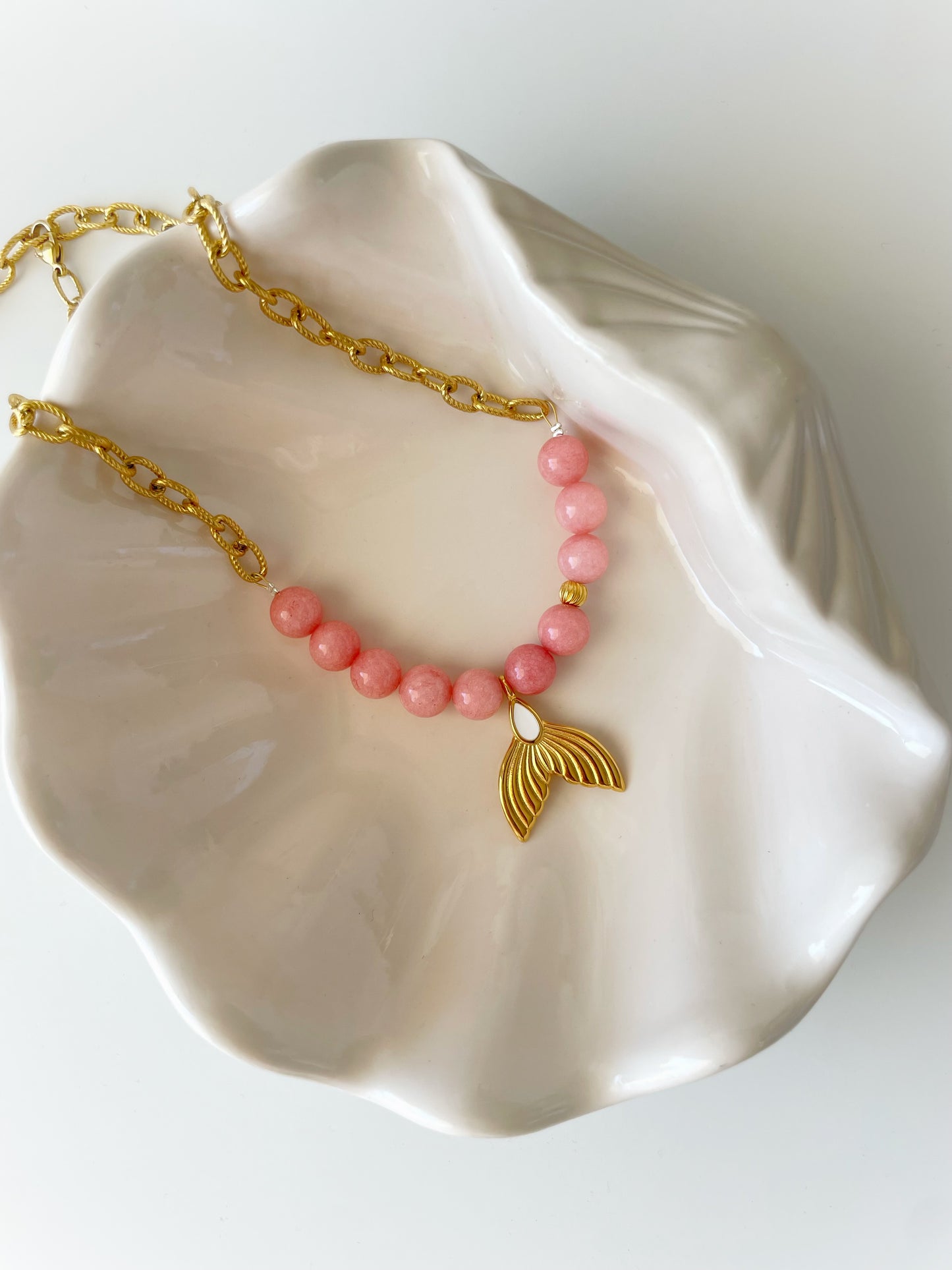 Blush Tail Necklace