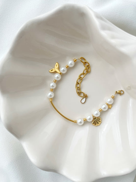 Pearlise Bracelet & Anklet