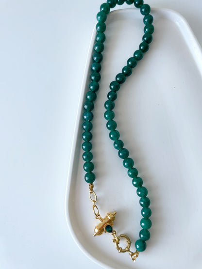 Emerald Symbol Necklace