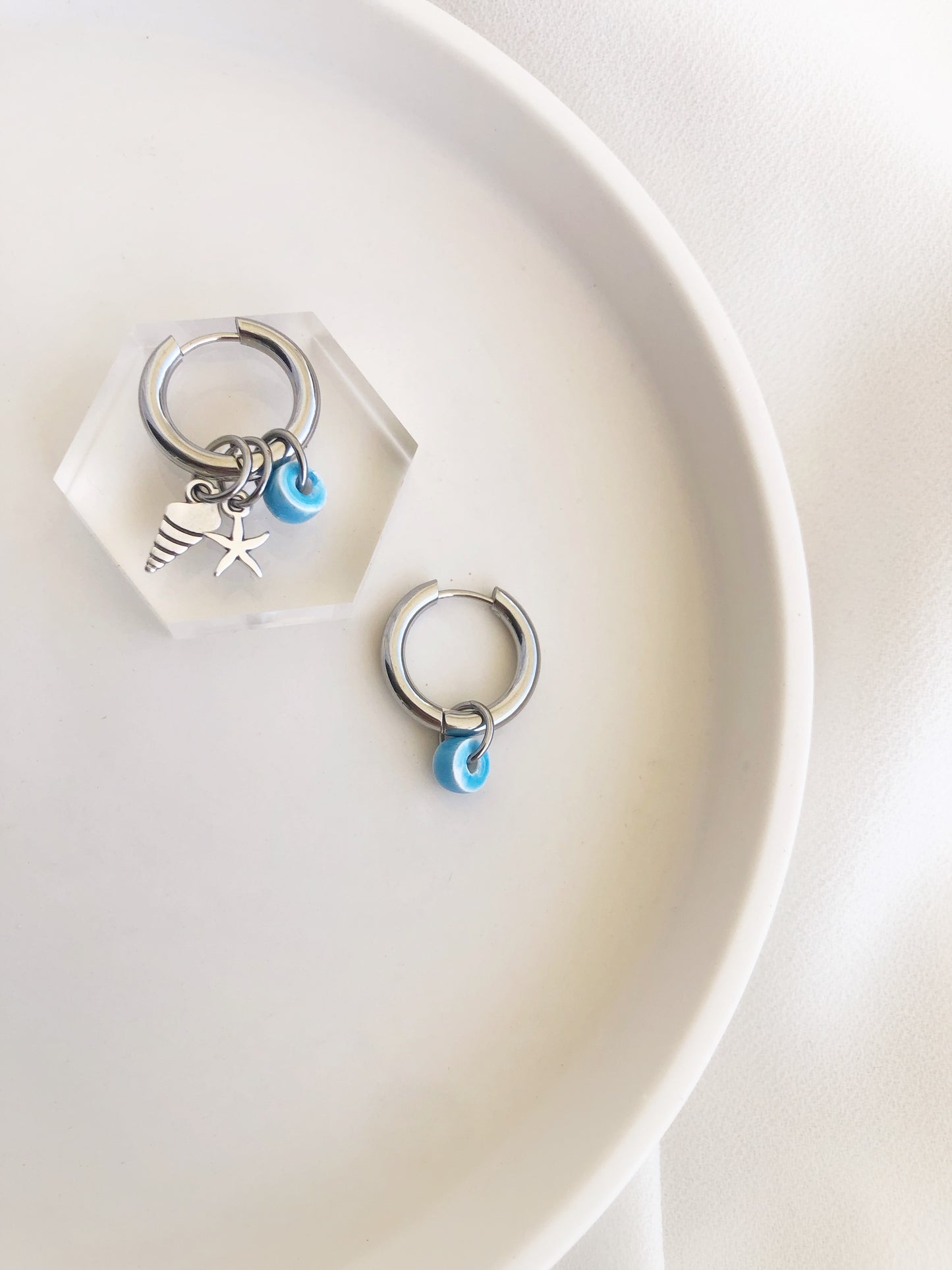 Seaside Charm Hoops
