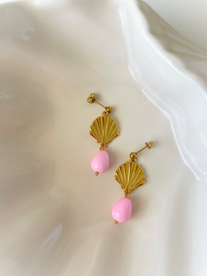 Blush Shell Earrings