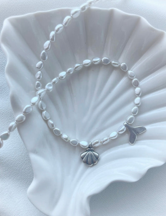 Silver Mermaid Necklace