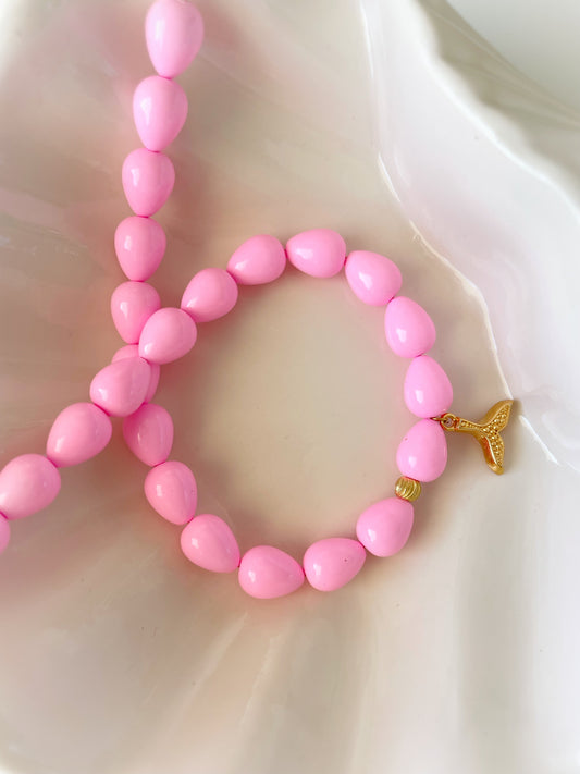 Pink Mermaid Necklace