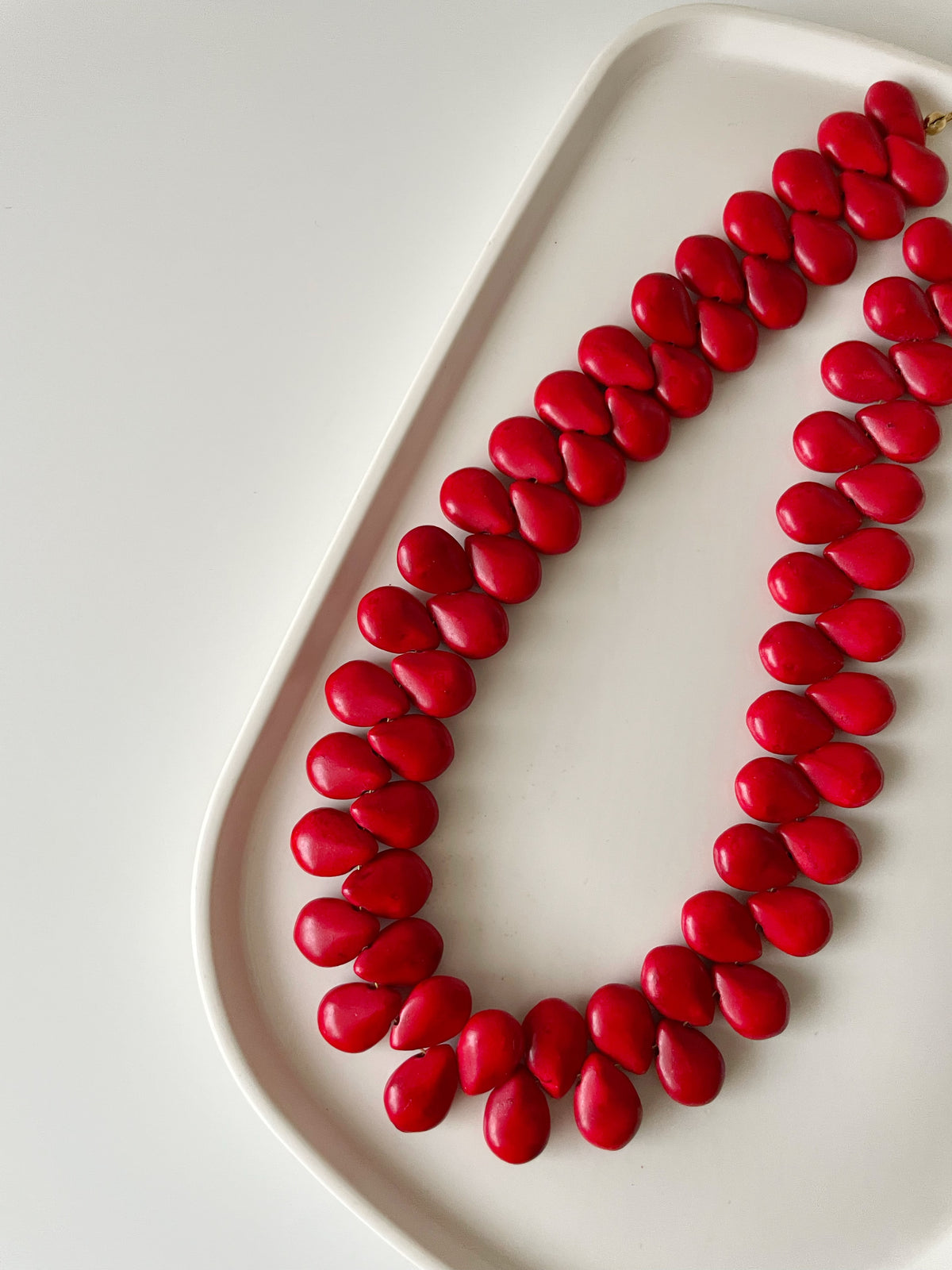 Scarlet Drop Necklace