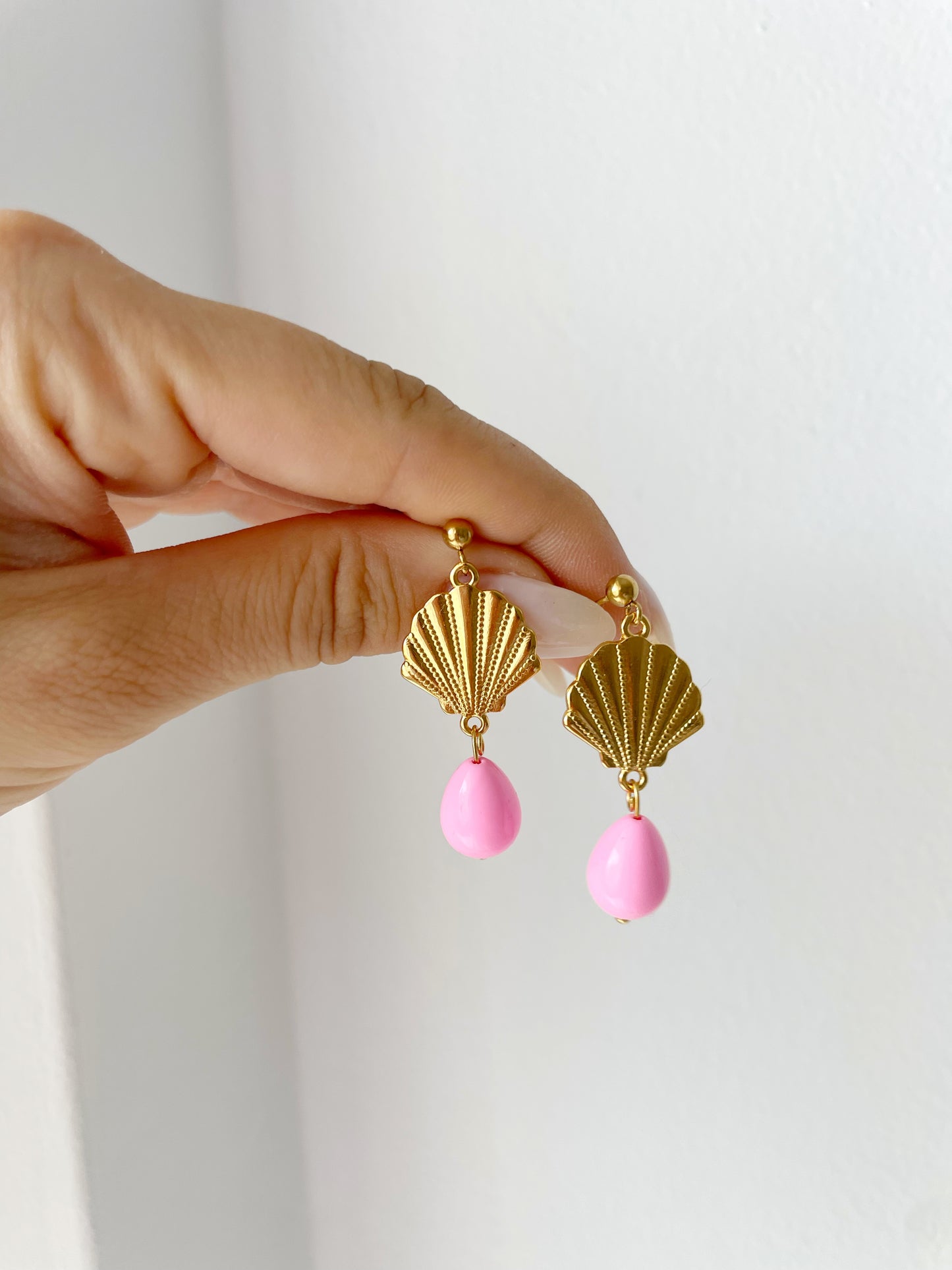 Blush Shell Earrings