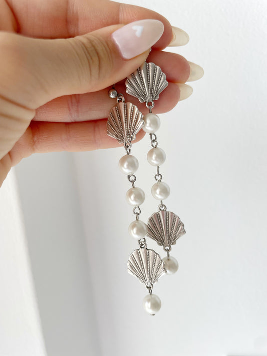 Moon Shell Earrings