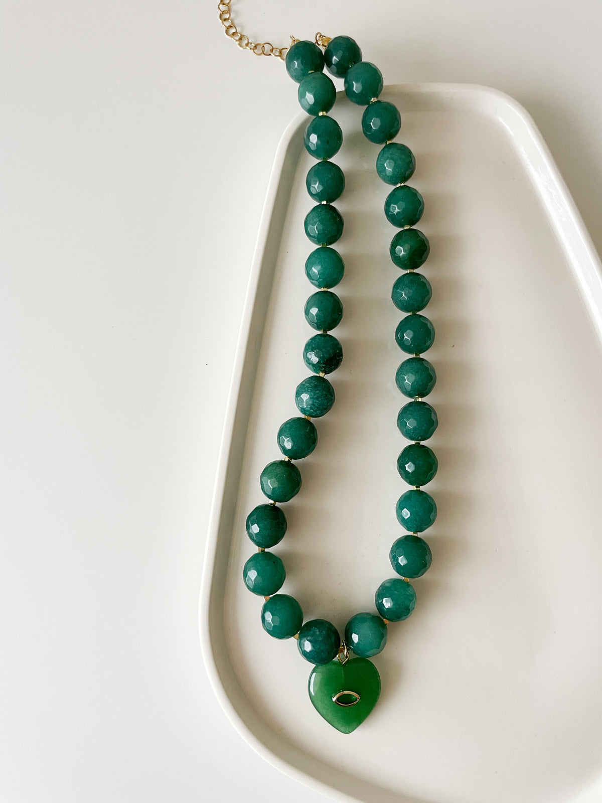Emerald Heart Necklace