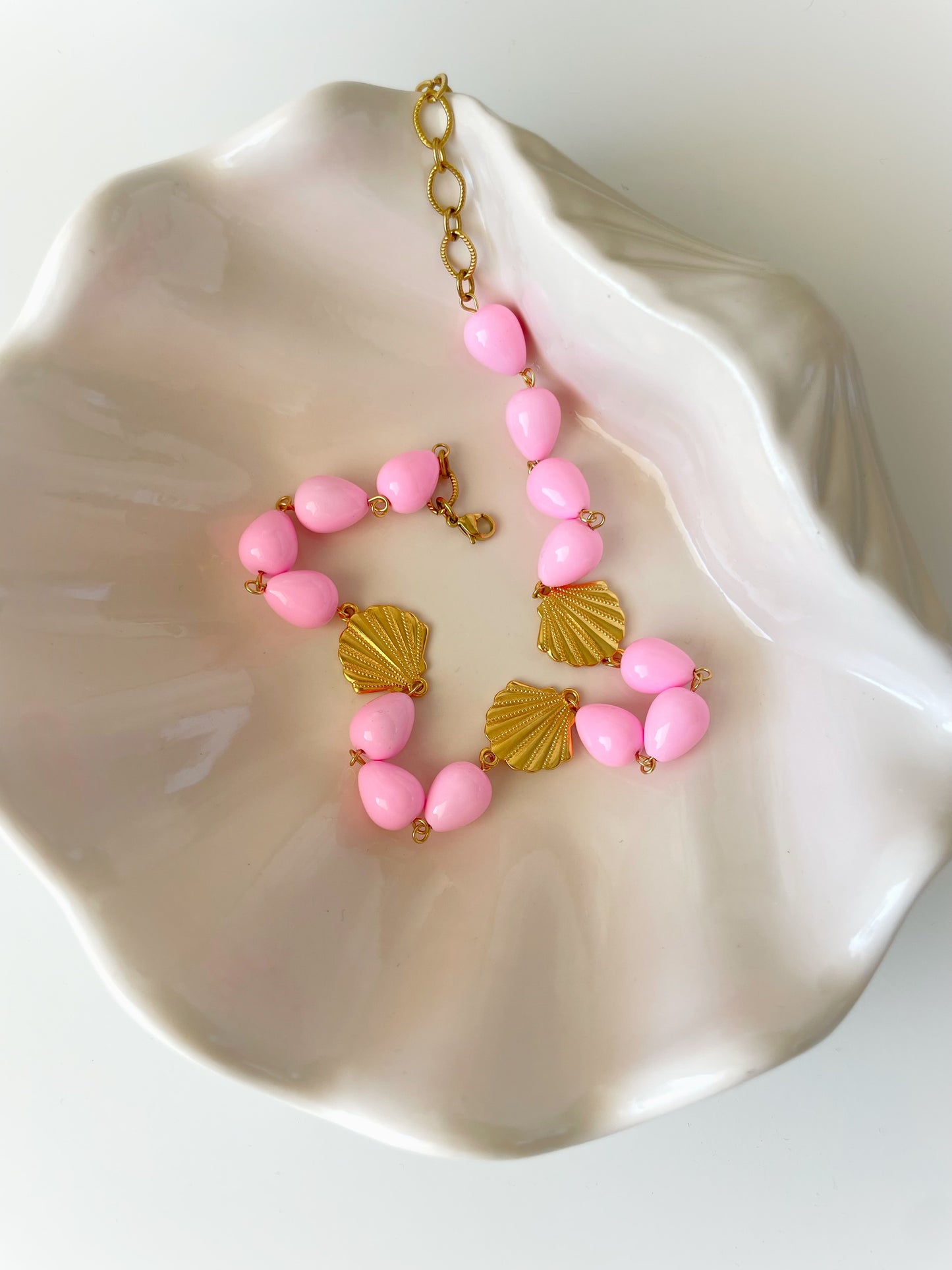 Blush Shell Necklace