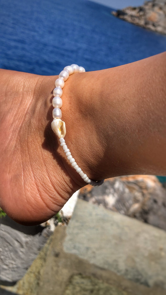 Sea Pearl Αnklet