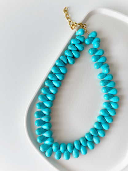 Blue Orb Necklace