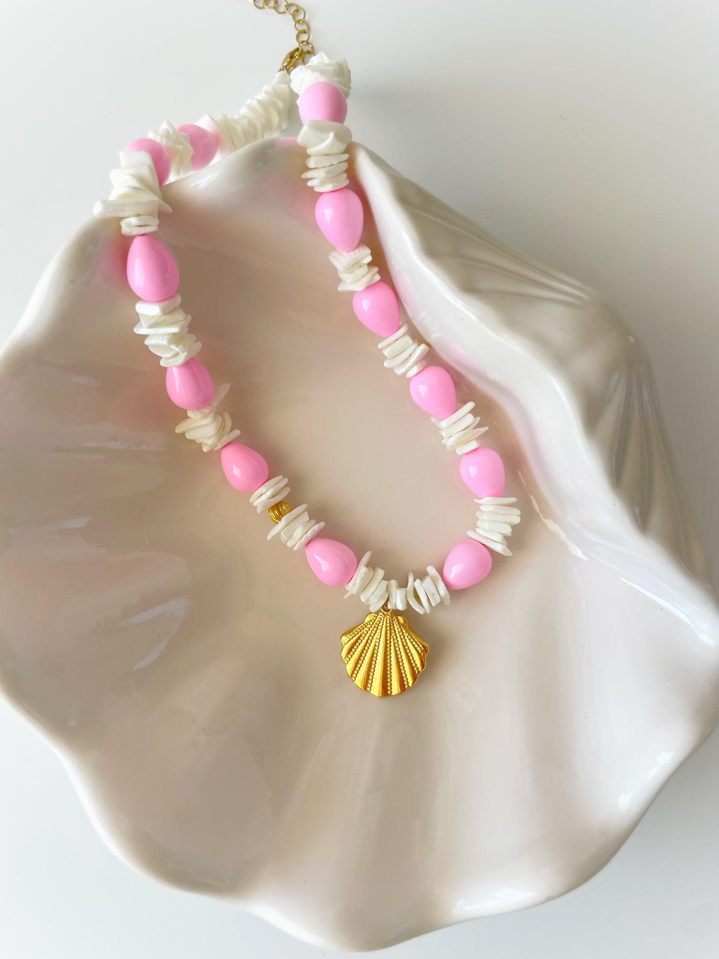 Coral Shell Necklace