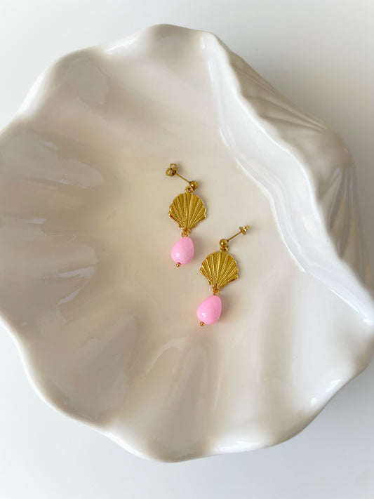 Blush Shell Earrings