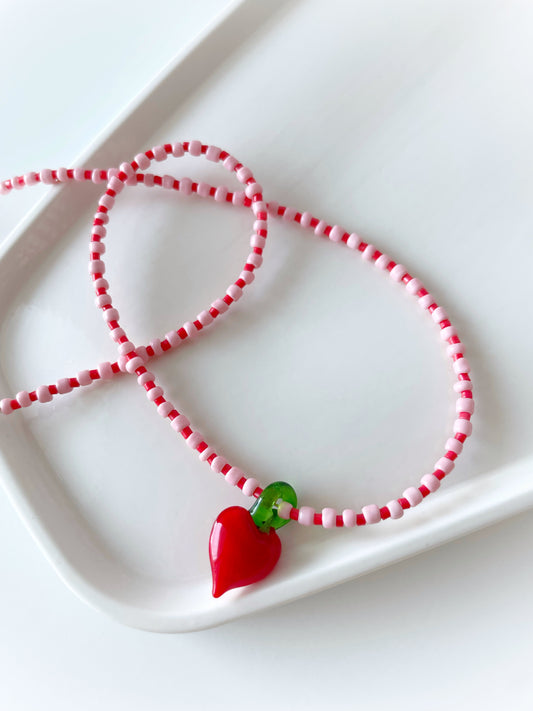 Berry Kiss Necklace