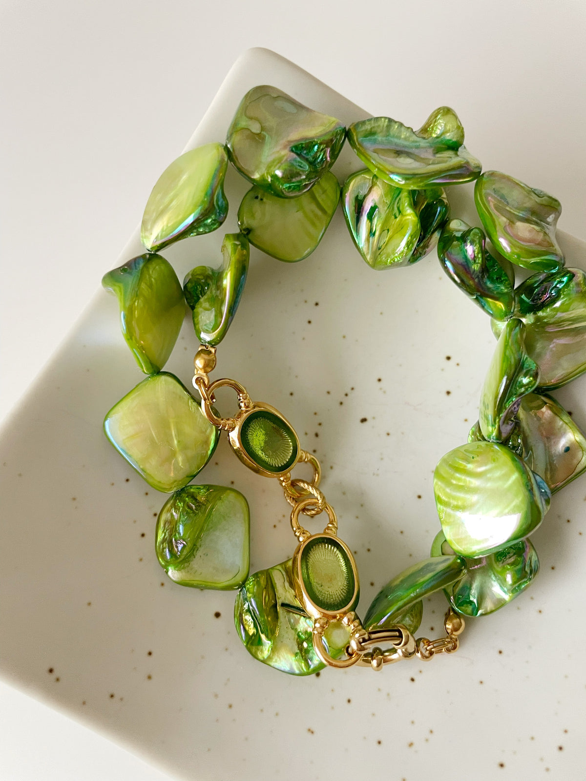 Pearl Green Necklace