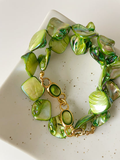 Pearl Green Necklace