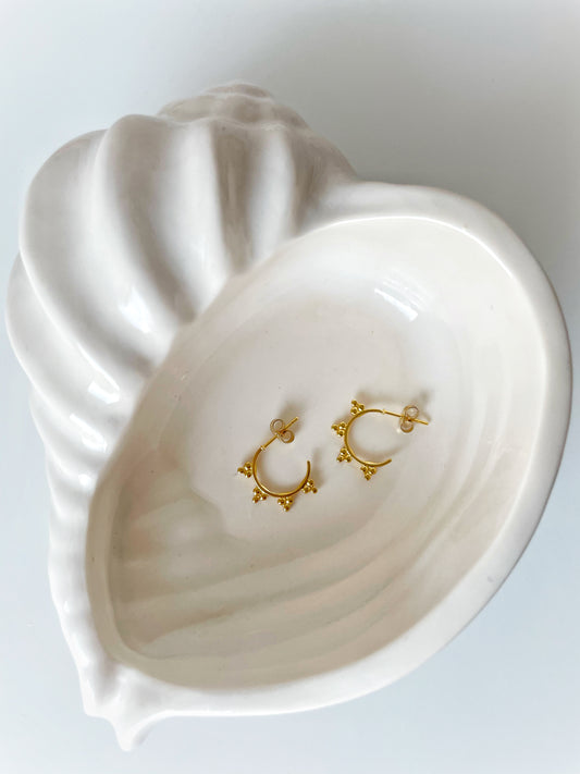 Tiny Sun Earrings