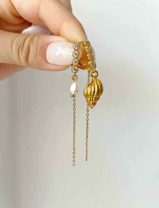 Shell Light Earrings