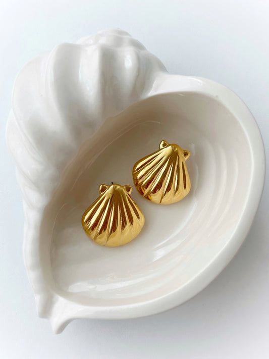 Aelia Gold Earrings