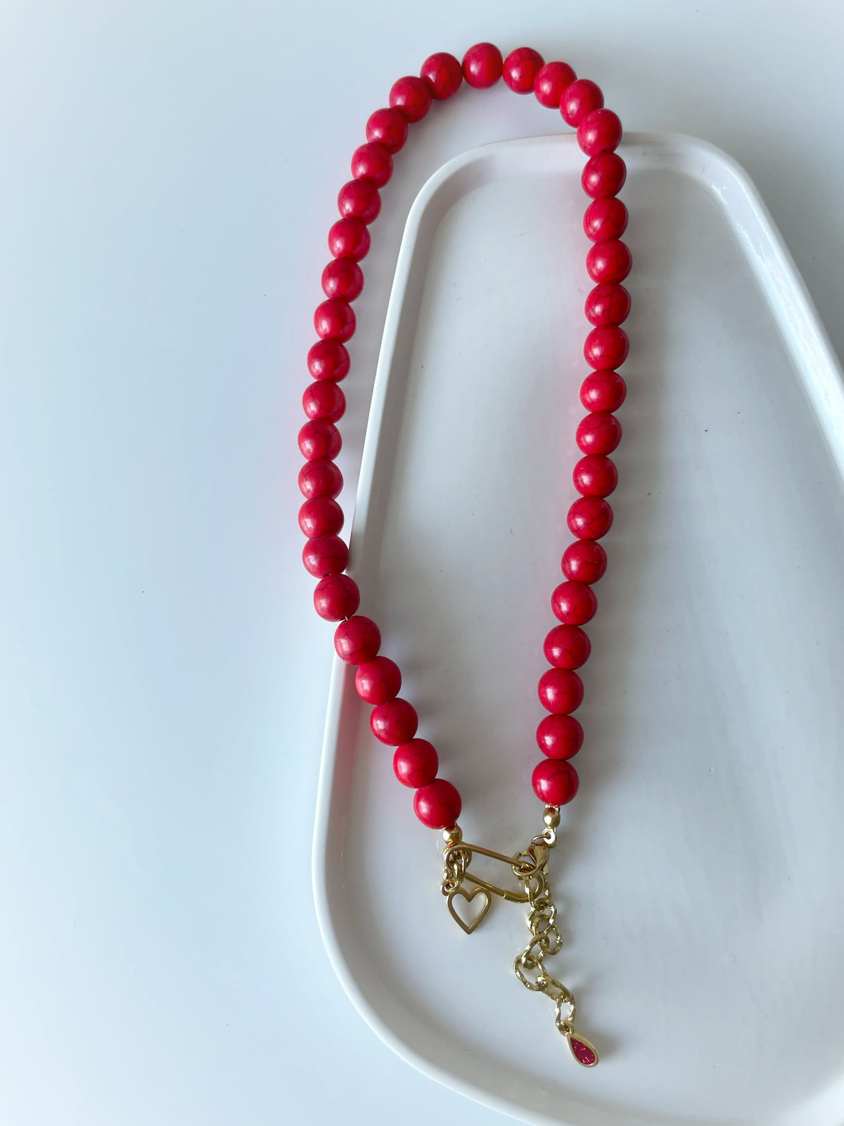 Heart Pins Necklace