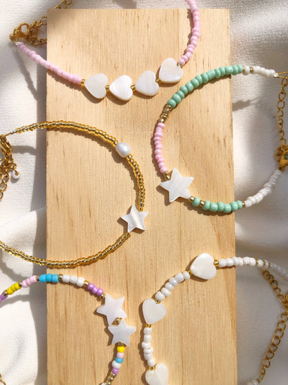 Pastel Charm Bracelets