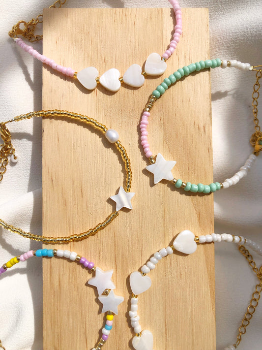 Pastel Charm Bracelets