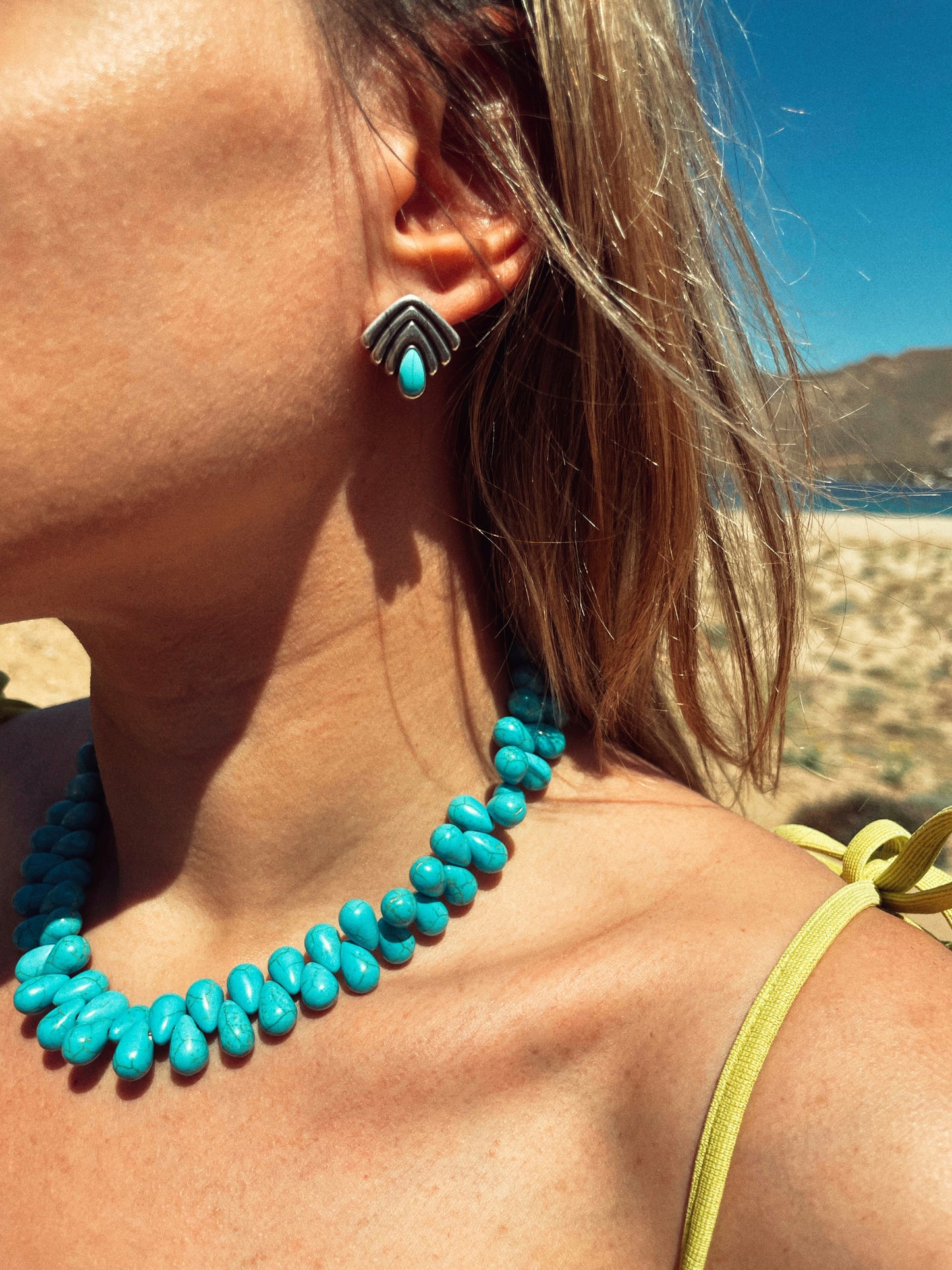 Blue Orb Necklace