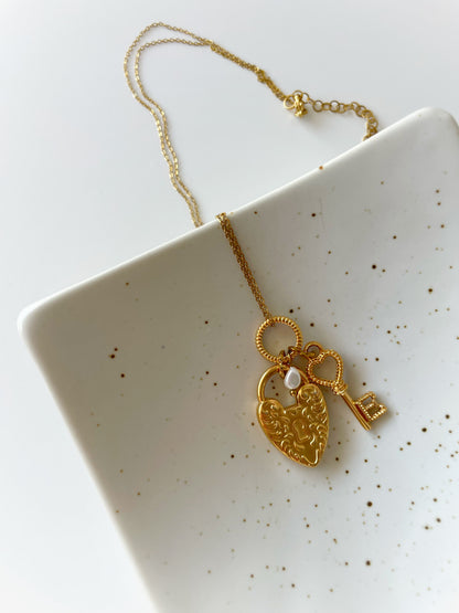 Locked in Love Earrings
