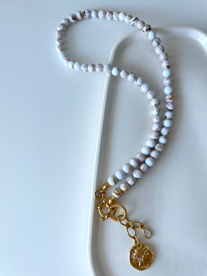 Marble Coins Necklace