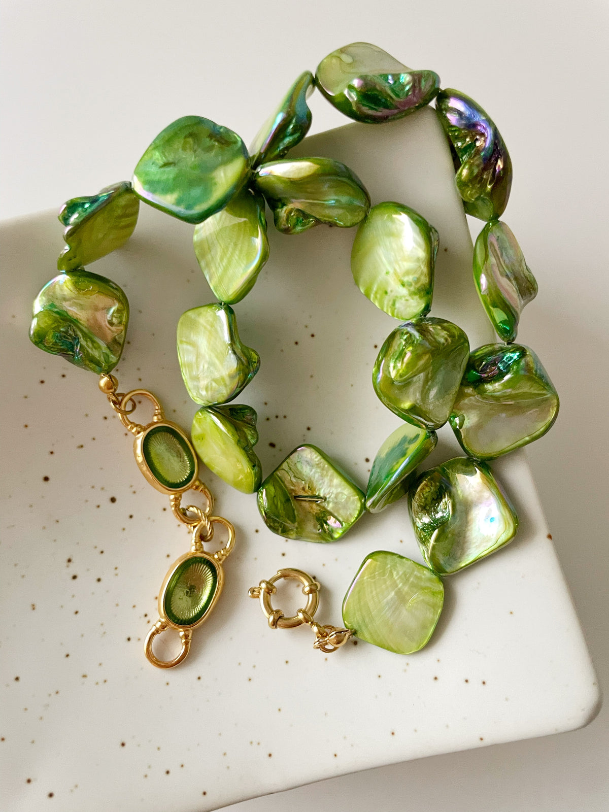 Pearl Green Necklace