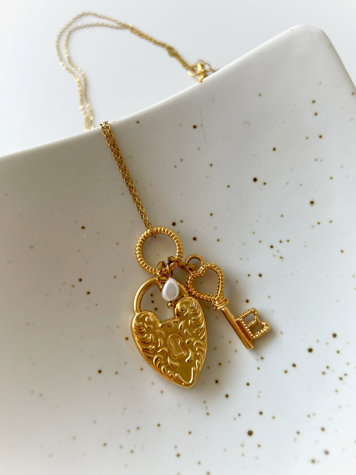 Locked in Love Earrings