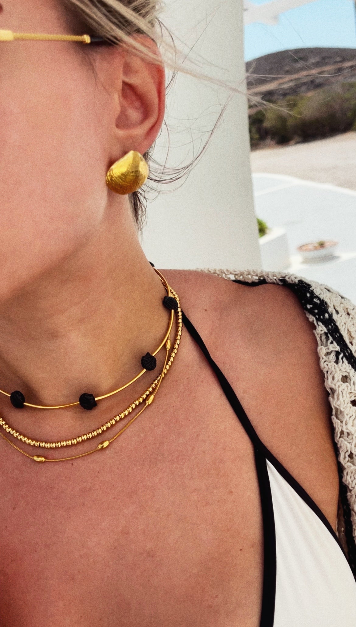 Clam Gold Essence Earrings