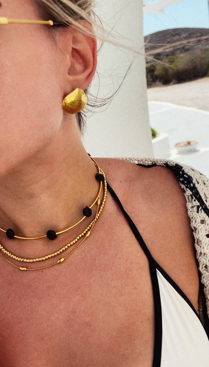 Clam Gold Essence Earrings