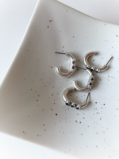 Loop Silver Earrings