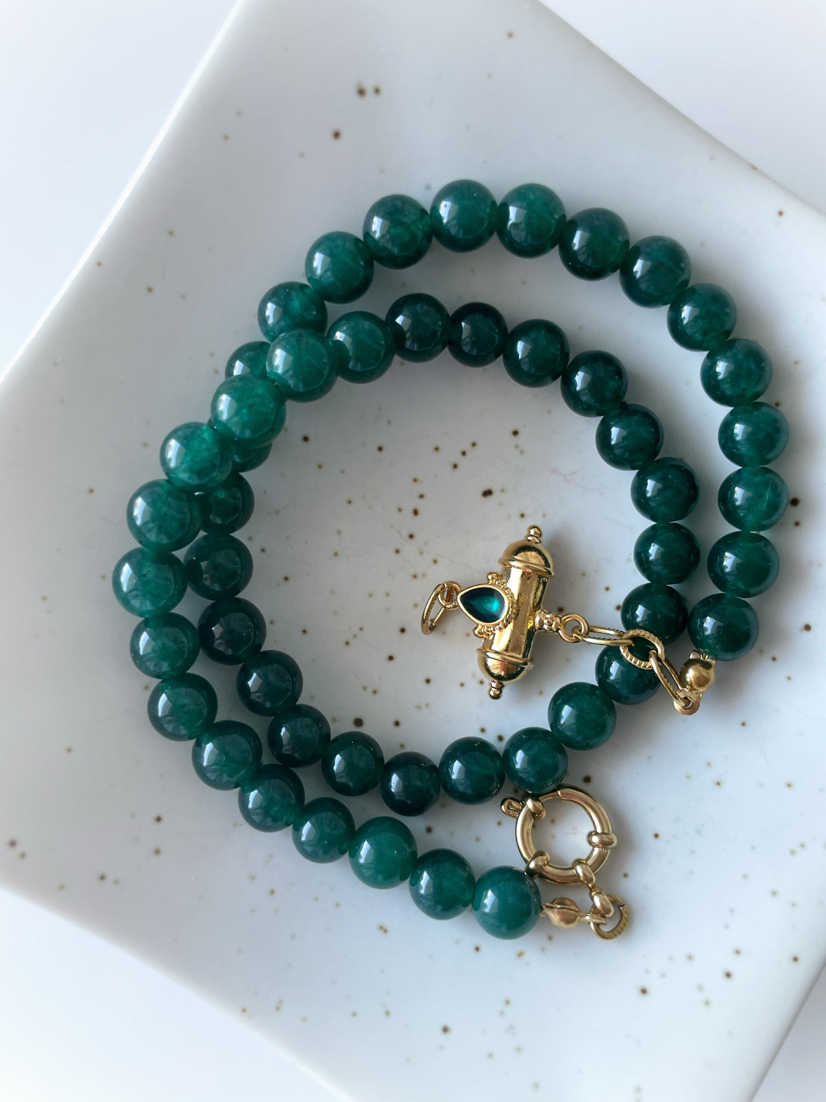 Emerald Symbol Necklace