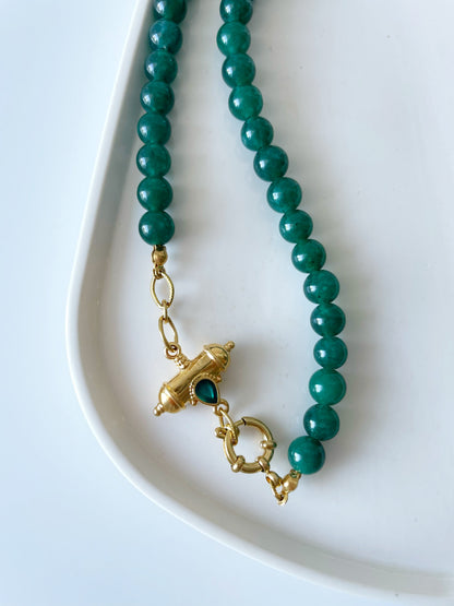 Emerald Symbol Necklace