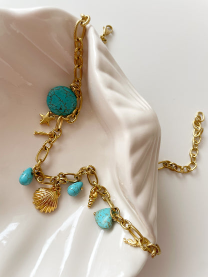 Marishell Acqua Necklace