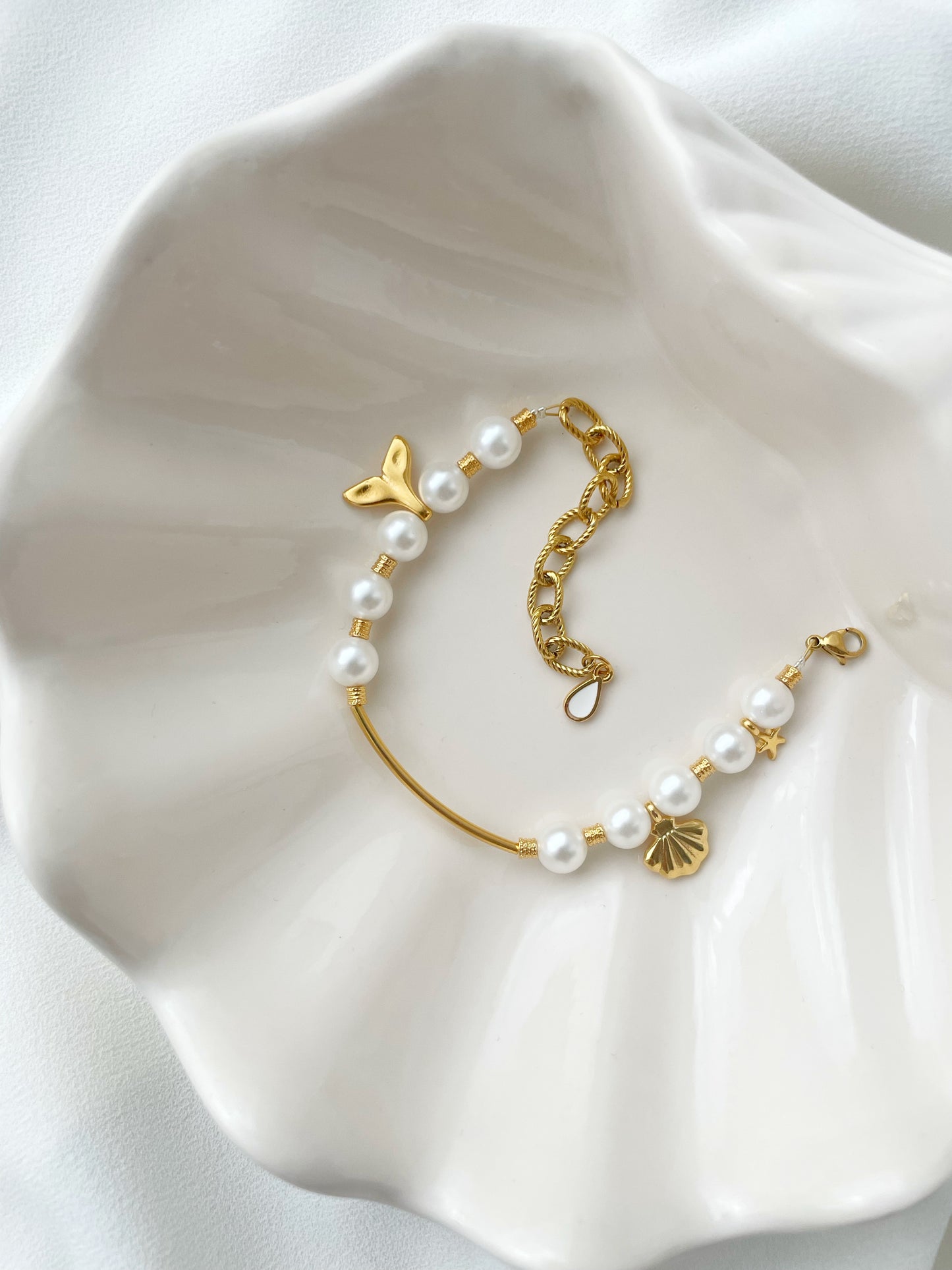 Pearlise Bracelet & Anklet