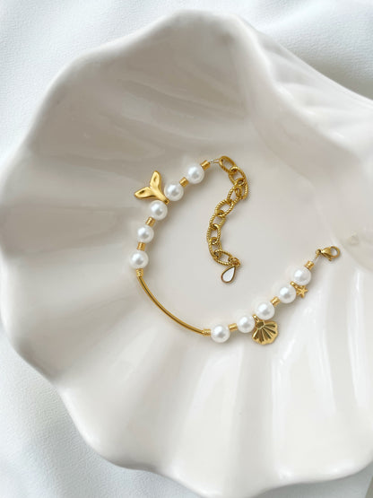 Pearlise Bracelet & Anklet