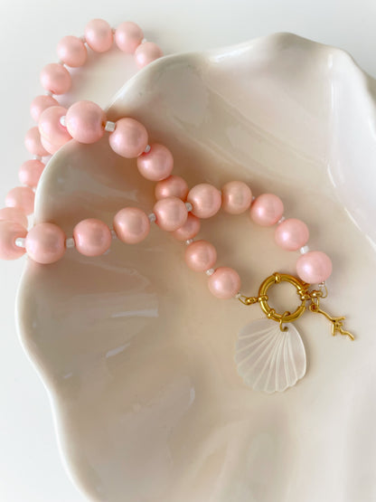 Coral Kiss Necklace