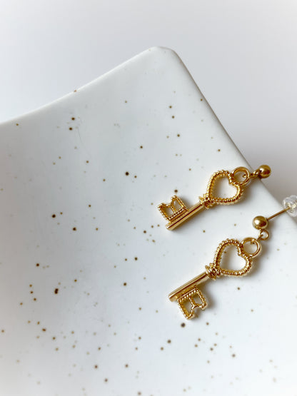 Locked in Love Earrings
