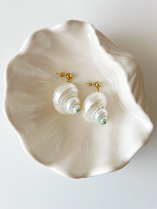 Pearl Shella Earrings