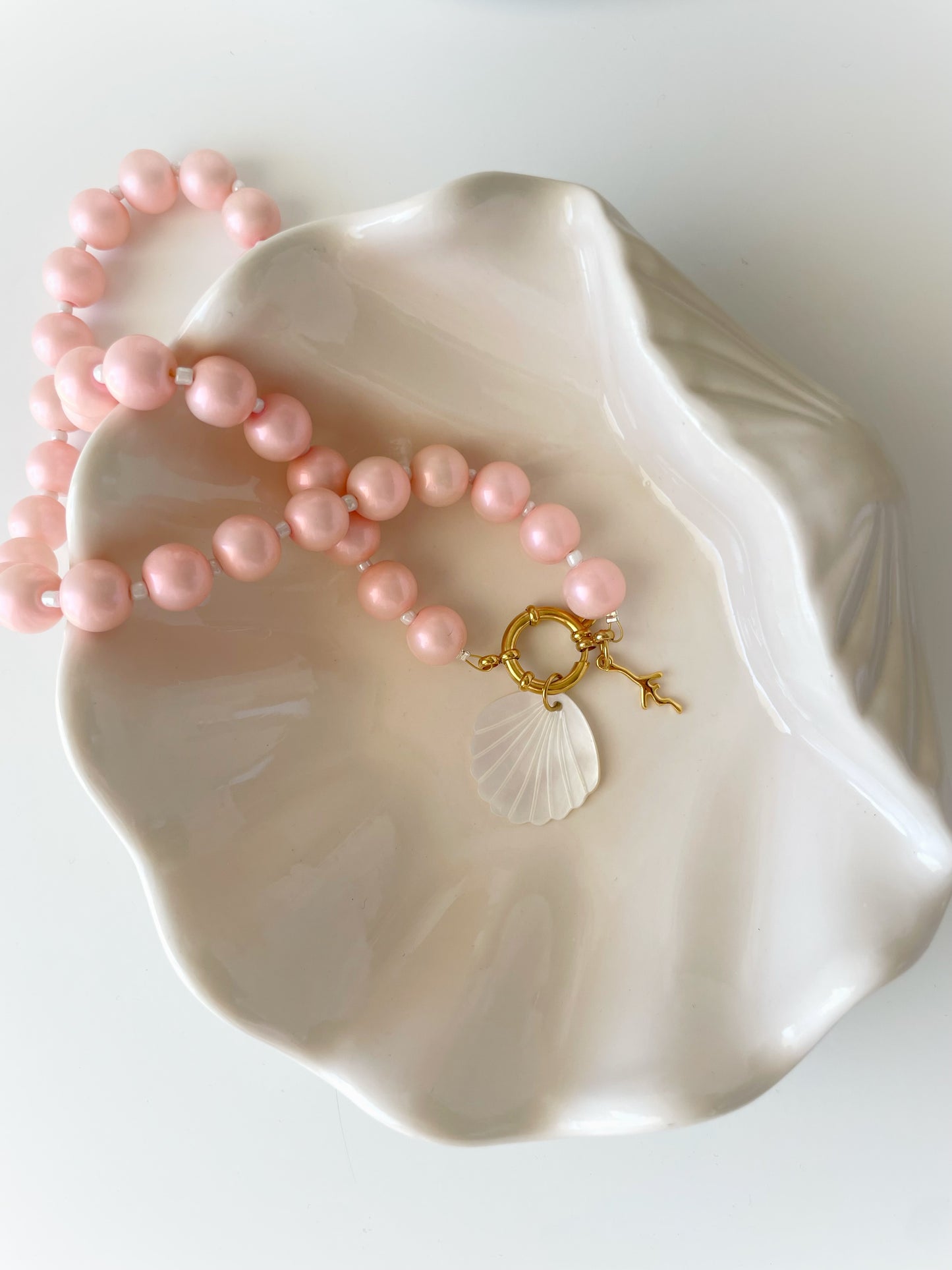 Coral Kiss Necklace