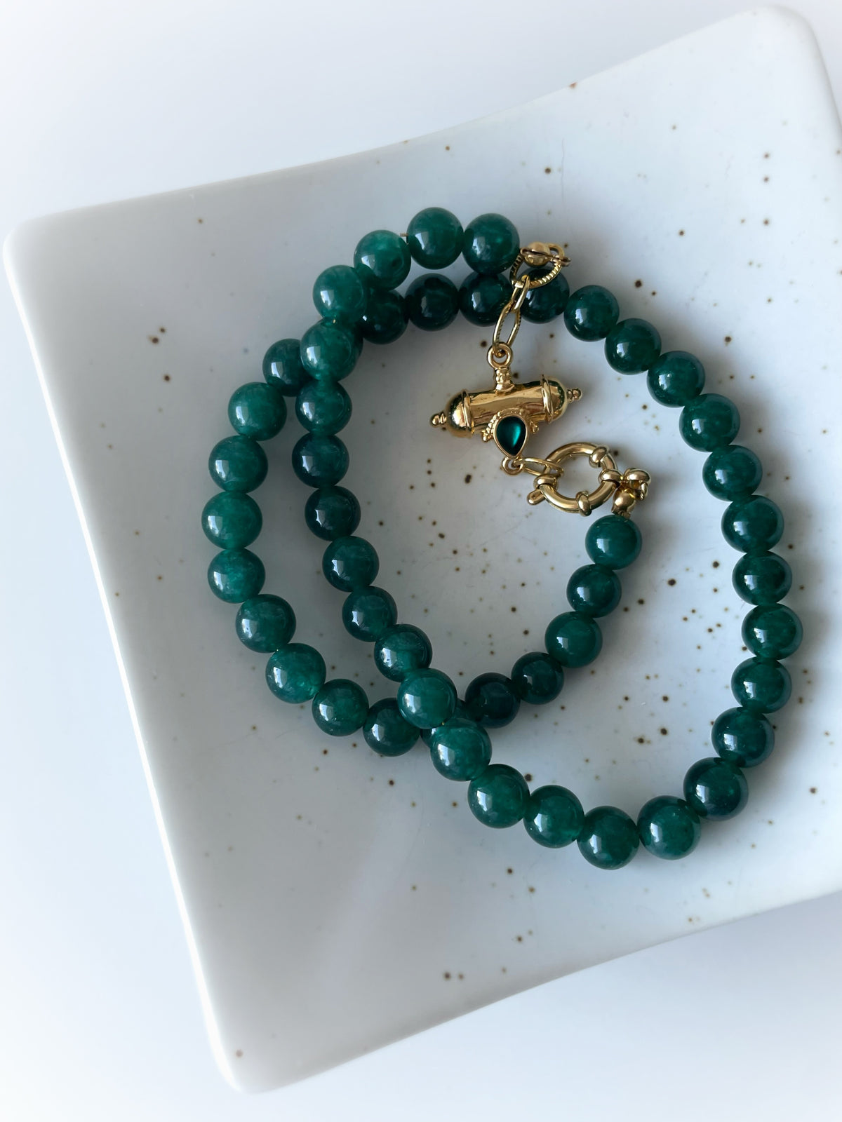 Emerald Symbol Necklace