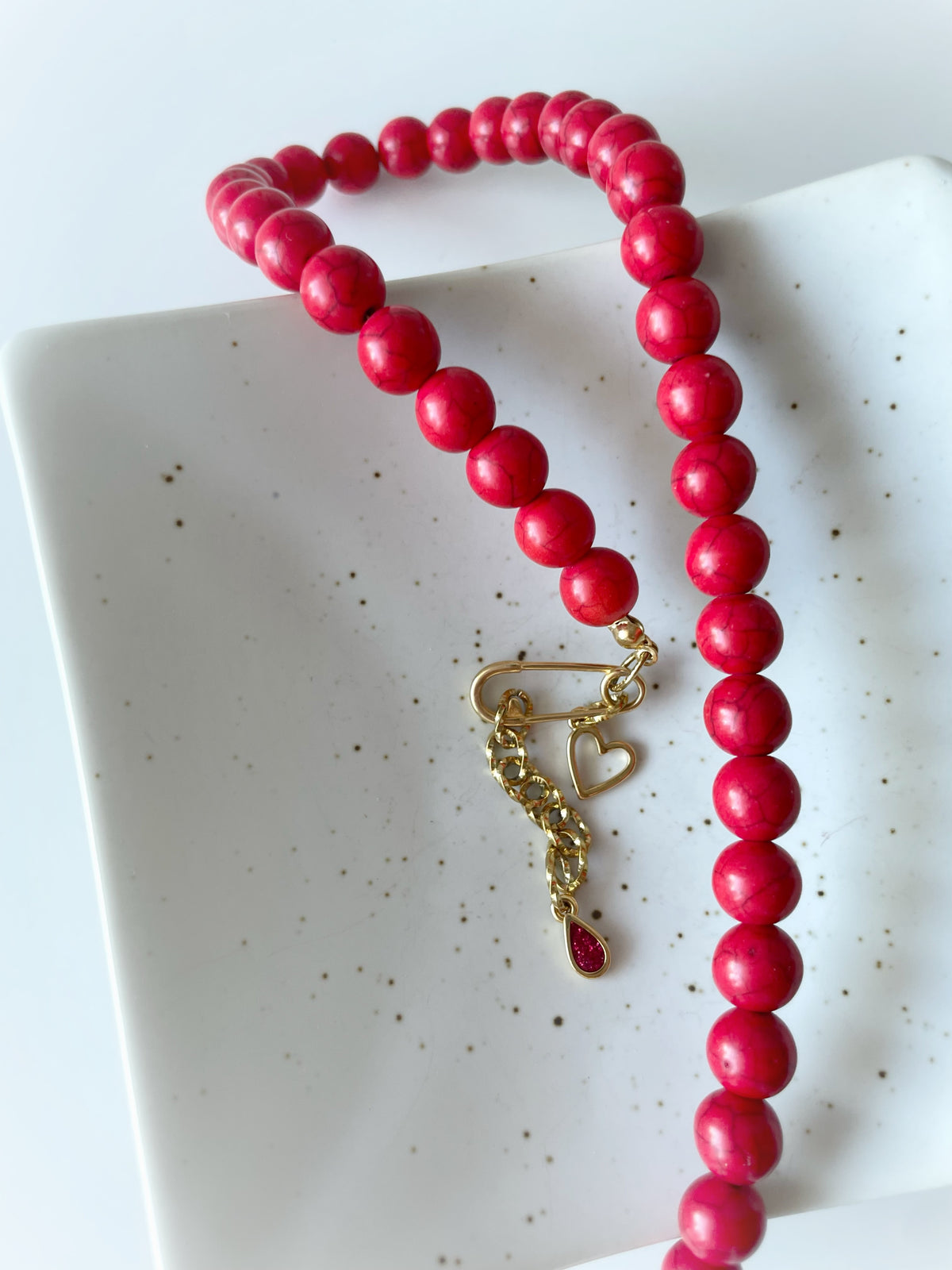 Heart Pins Necklace
