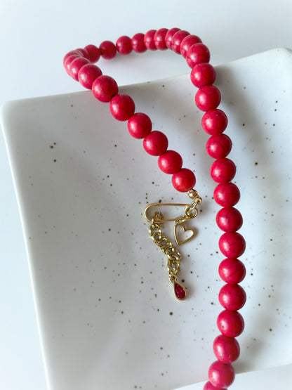 Heart Pins Necklace