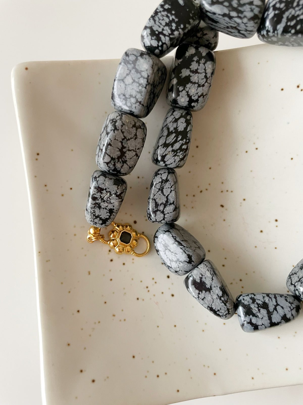 Dark Marble Necklace